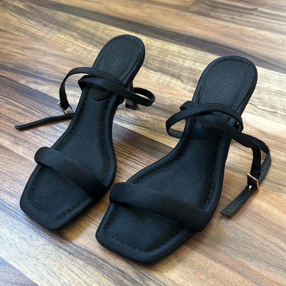 ASOS Black Strappy Heels